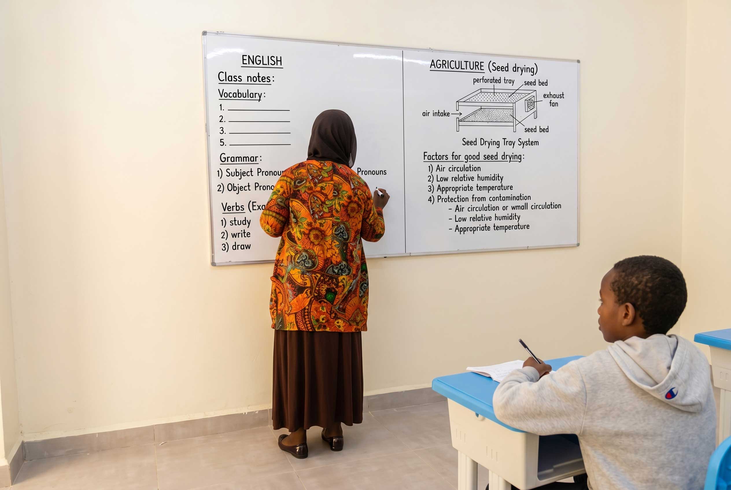 Students learning